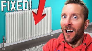 How to Fix One Radiator Not Working  Plumbing Tips [upl. by Lezirg]