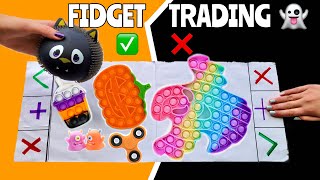 FIDGET TRADING WITH MY SISTER HALLOWEEN EDITION 👻🧡 [upl. by Eggett]