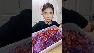 ASMR ICE EATING with POMEGRANATE [upl. by Mcquoid661]