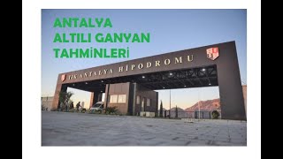 3 ARALIK 2024 ANTALYA ALTILI GANYAN TAHMINLERITJK AT YARIŞLARI SALI [upl. by Annij]