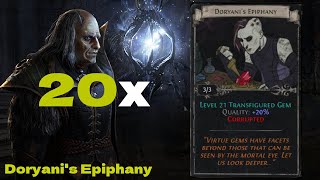 I Opened 20 Sets of NEW Doryanis Epiphany  Poe 324 Necropolis [upl. by Oak]