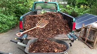 Chicken Compost  Wood chip upgrade [upl. by Noj]