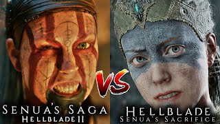 Hellblade 2 vs Hellblade 1  11 BIGGEST DIFFERENCES [upl. by Astera578]