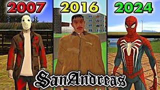 El MEJOR MOD de CADA AÑO de GTA SAN ANDREAS 🟢 20052024 [upl. by Eeznyl]