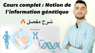 Cours complet  Notion de l’information génétique 🧬 شرح مفصل ومبسط [upl. by Heins515]