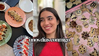 VLOG Galletas de Jengibre Pumpkin Spice Gym Skincare Sushi Pizza y McDonalds 🎃🍕🍣 [upl. by Anecusa]