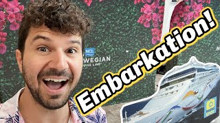 Embarkation Day FIRSTEVER NCL Cruise amp First BACKTOBACK Cruise Norwegian Dawn British Isles [upl. by Kra]