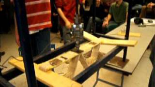 Ultimate Popsicle Bridge Design 600lbs [upl. by Baxy]