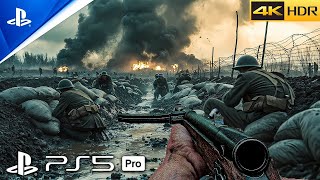 PS5 PRO The World War II™ LOOKS ABSOLUTELY TERRIFYING  Ultra Realistic Graphics4K60FPSHDR [upl. by Nivonod345]