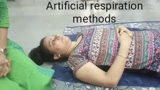 Artificial respiration methods [upl. by Adnerad]