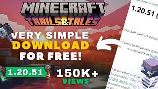 How to download Minecraft Bedrock New Update 12051 2024  Minecraft for PC [upl. by Ailesor531]