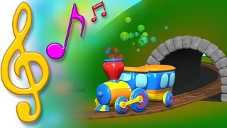 TuTiTu Songs  Train Song  Songs for Children with Lyrics [upl. by Arhna]