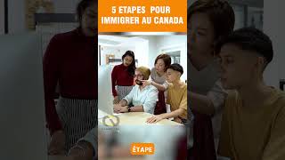 5 étapes pour immigrer au Canada [upl. by Enitsahc]