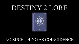 Destiny 2 Lore  Dawning Delights  No Such Thing as Coincidence [upl. by Pulchia]