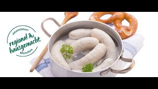 Die Münchner Weißwurst Wie wird Sie gemacht [upl. by Dorr68]