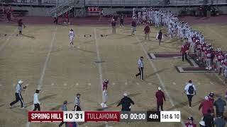 Tullahoma Vs Spring Hill 102524 [upl. by Guadalupe69]