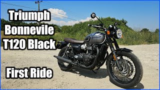 2024 Triumph Bonneville T120  First Ride [upl. by Anilemrac]