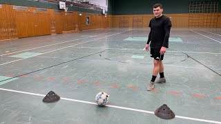 Stationentraining im Jugendfußball Zielschießen 9 [upl. by Ode]