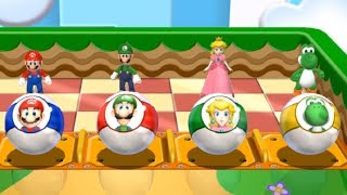 Mario Party 9  Step It Up  Mario VS Luigi VS Peach VS Yoshi [upl. by Mead]