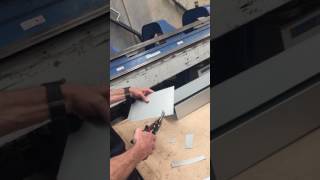 How to Cut ZINCALUME® Flat Sheet for Stop end box gutter  Metal Roofing Online [upl. by Erlewine]