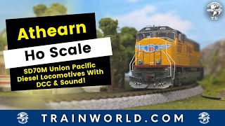 Athearn HO Scale Union Pacific SD70Ms [upl. by Combes225]