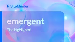 SiteMinder’s emergent 2024 the highlights [upl. by Nnaeilsel233]