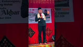 Antusias masyarakat Mandailing Natal  Sidimpuan saat kunjungan Ayah EdyRahmayadi [upl. by Oakman]