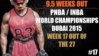 95 Weeks Out PNBA  INBA Natural Bodybuilding Worlds Dubai 2015  17 [upl. by Tiedeman]