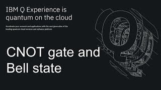 IBM Quantum Computer online 4 Bell state using CNOT gate [upl. by Enimrej]