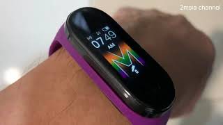 M5 Smart Band Bluetooth Speaker Portable Mobile Well Audio Fake Mi Band 5 Bracelet Jam Tangan Pintar [upl. by Awjan76]