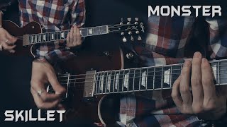 Skillet  Monster  Guitar cover by Eduard Plezer [upl. by Ahsenat]