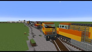 Minecraft Create Mod Kismet Train Collision [upl. by Tasha836]