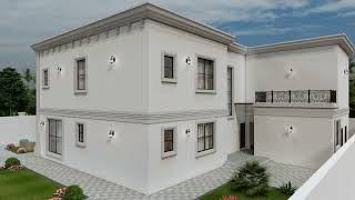 New Classic double storey villa design ideas New Classic Villa Elevations lumionwalkthrough bim [upl. by Tasiana]