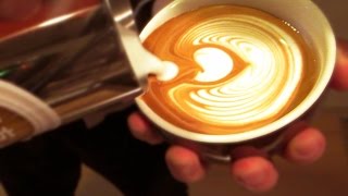 【うちラテ】ラテアート チューリップ Latte Art Tulip [upl. by Scotty446]