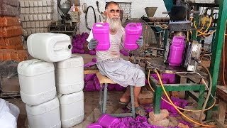 Oil Cans  Unbelievable Technique Of Making Oil Cans In Local Factory [upl. by Vivica]