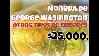 S Moneda de George Washington con Otros Tipos de Errores [upl. by Wiersma]