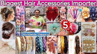 Latest Trendy Premium Bridal amp Korean Hair Accessories Collection 2024  Fancy Hair Art Accessories [upl. by Forras]