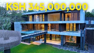 Inside Ksh345000000 5Bedroom luxurious mansion housetour in Kitisuru Nairobi lifestyle [upl. by Johns]