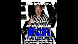 ECW Referee Jim Molineaux interview pt1 [upl. by Aratal]