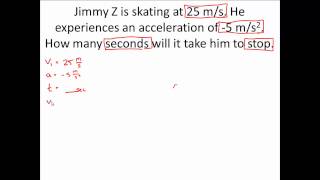 1D Kinematic Motion Practice Problem Example 2 Classical Mechanics [upl. by Nosnarb536]