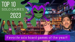 Top 10 Solo Board Games of 2023 [upl. by Eidassac264]