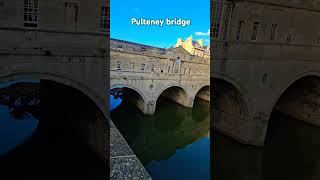 Pulteney bridge Bath UK 🥰 romanbaths samsungs24ultra travel trendingshorts avonriver [upl. by Champ]