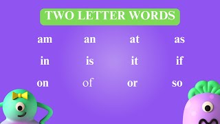 Two Letter Words  2 letter words  English words for kids  Phonics  Vocabulary playkid711 [upl. by Spratt772]