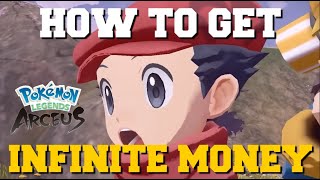 HOW TO GET INFINITE MONEY IN POKEMON LEGENDS ARCEUS INFINITE MONEY CHEAT CODE [upl. by Norah]