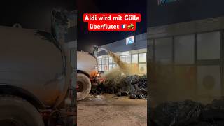 bauern in frankreich überfluten einen aldi 🇫🇷🚜 bauerndemo protest news demo [upl. by Zampino]