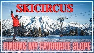 Skicircus Saalbach Hinterglemm Leogang Fieberbrunn favourite blue red and black slopes POV [upl. by Allrud375]