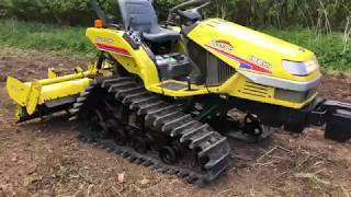 ISEKI TPC15 Track Tractor with 14 Meter Rotavator [upl. by Bobine]