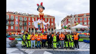 Le dispositif de propreté sactive après chaque corso pour nettoyer la ville  2024 [upl. by Cosme631]