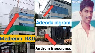 Anthem BioScience Medreich RampDAdcock Ingram Limited Travel Guidance  Banglore Pharma Companies [upl. by Suzetta]