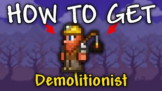 How to Get Demolitionist in Terraria  Demolitionist Guide [upl. by Nerty]